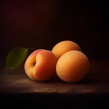 Three apricots