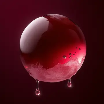 A shiny red gumball