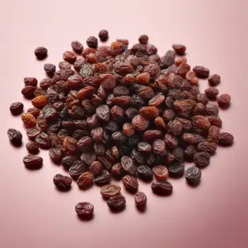 A heap of raisins