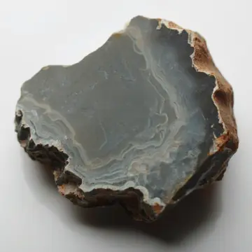 A piece of grey flint